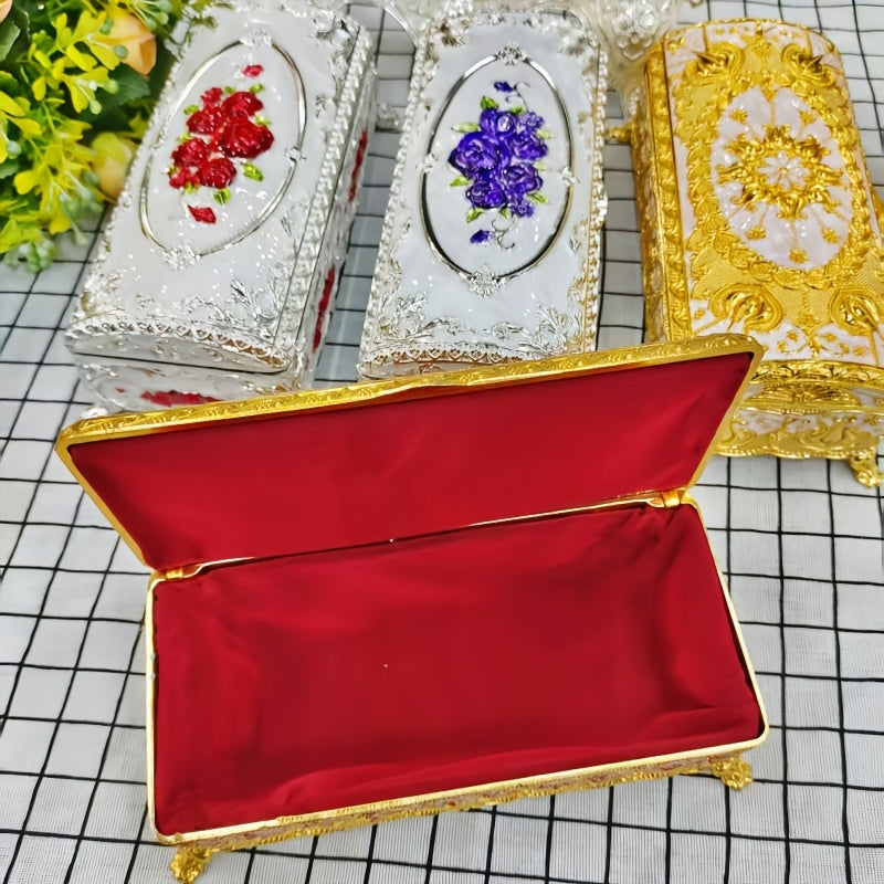 Alloy Creative Jewelry Box - Multifunctional Decor for Home, Office & Car | Ideal Proposal Ring Holder, Elegant Trinket Organizer & Unique Gift Idea, Jewelry Boxes