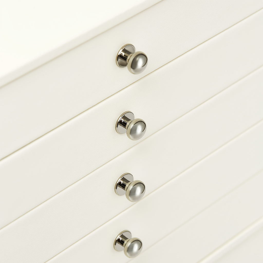 1pc Large Capacity Ten-Layer Velvet Jewelry Storage Cabinet with 10 Drawers - Stylish Rectangle Design, Tabletop Mounting, Multipurpose, Contemporary Style - Perfect Gift for Mothers Day, Valentines Day, Birthday, christmas gift, Jewelry Boxes