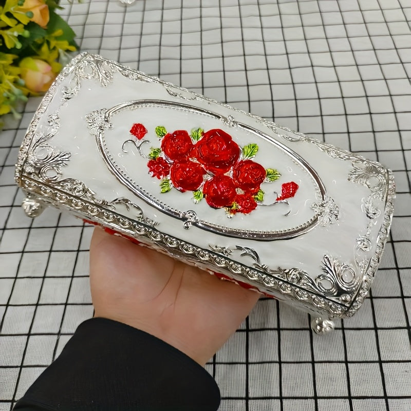 Alloy Creative Jewelry Box - Multifunctional Decor for Home, Office & Car | Ideal Proposal Ring Holder, Elegant Trinket Organizer & Unique Gift Idea, Jewelry Boxes